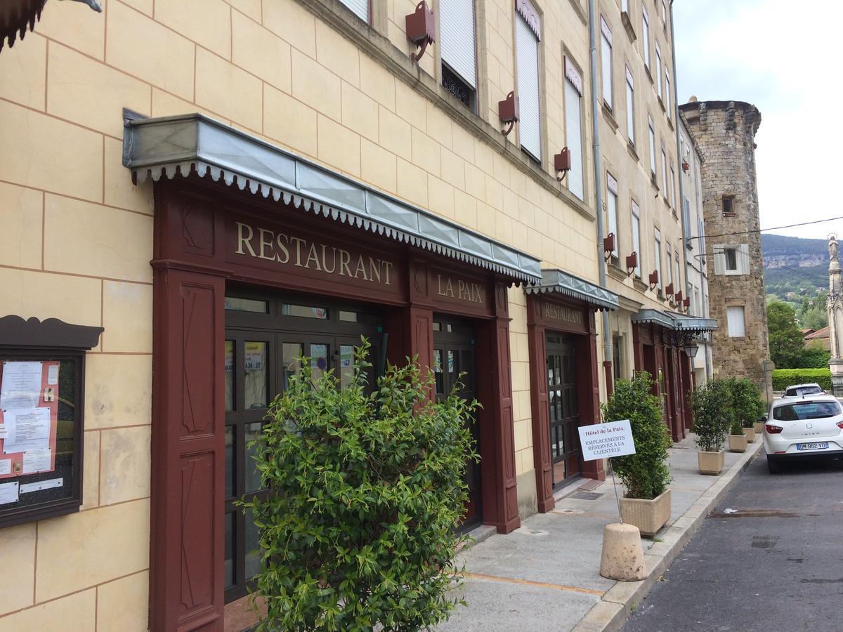 Logis Hotel Restaurant De La Paix Lodeve Exterior photo
